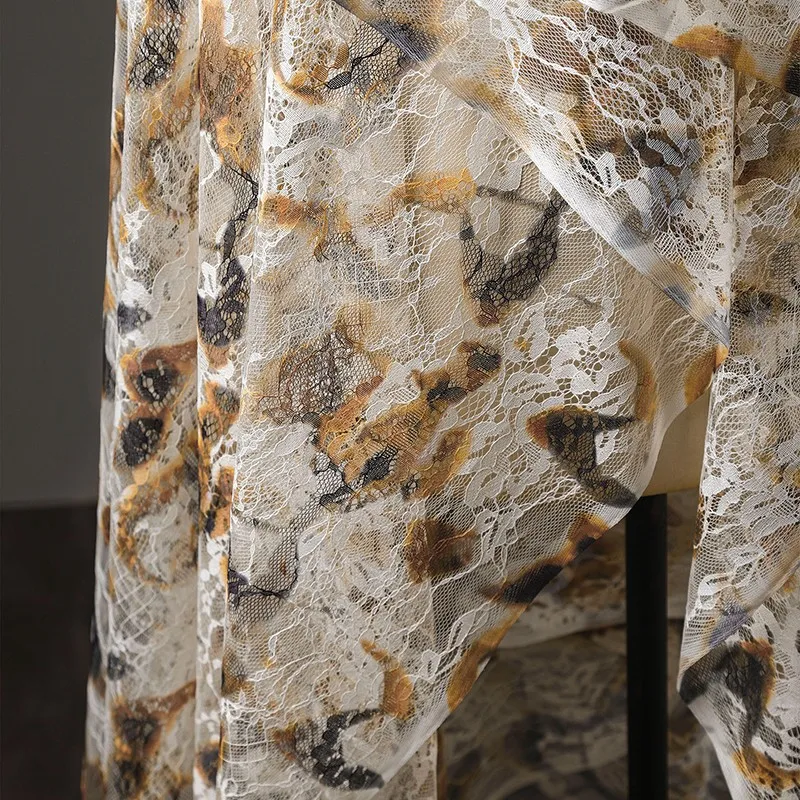 50Cm Retro French Lace Print C - огляд і ціна Sewing Batik Fabric